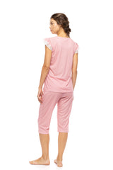 Pink Label - Pyjamas Capri Summer Geo