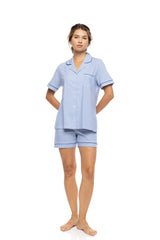 Pink Label - Pyjama Buttoned Short Pants Mariniere