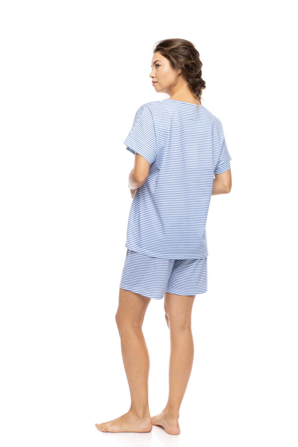 Pink Label - Pyjama Short Mariniere