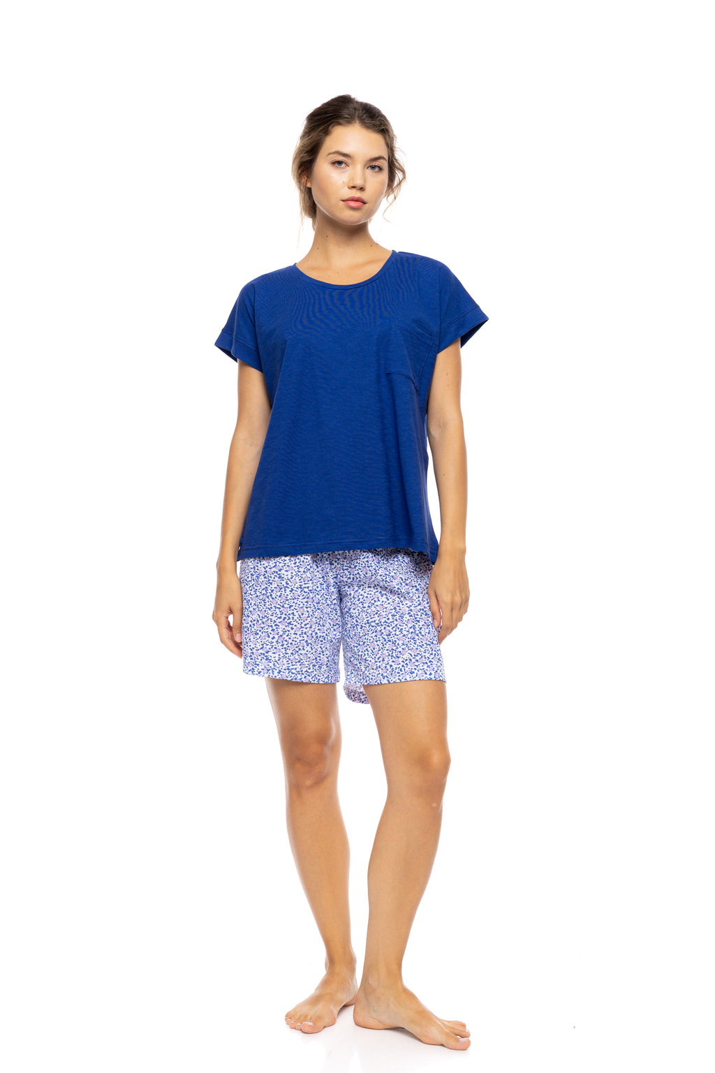 Pink Label - Pyjama Shorts Summer Daisy