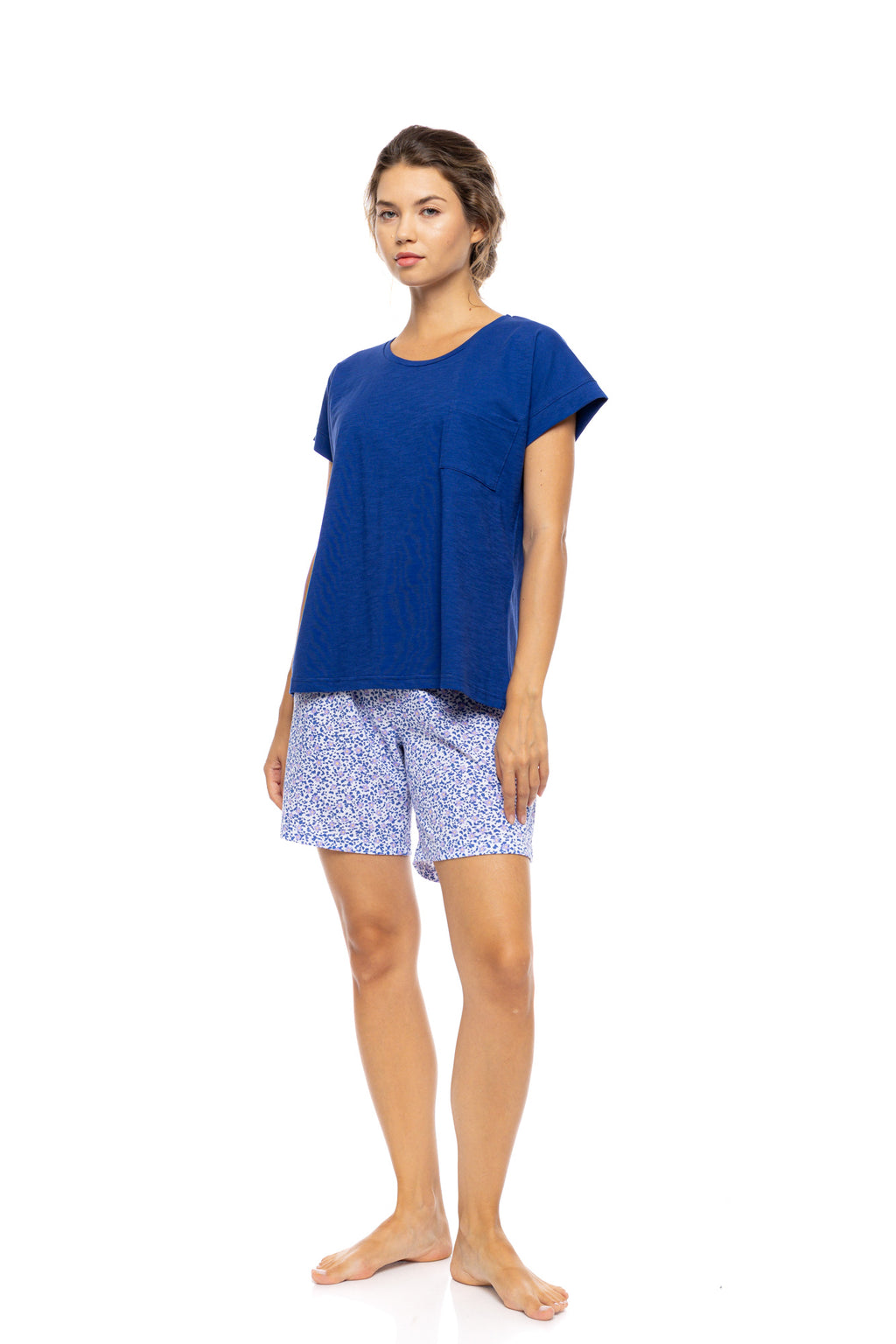 Pink Label - Pyjama Shorts Summer Daisy