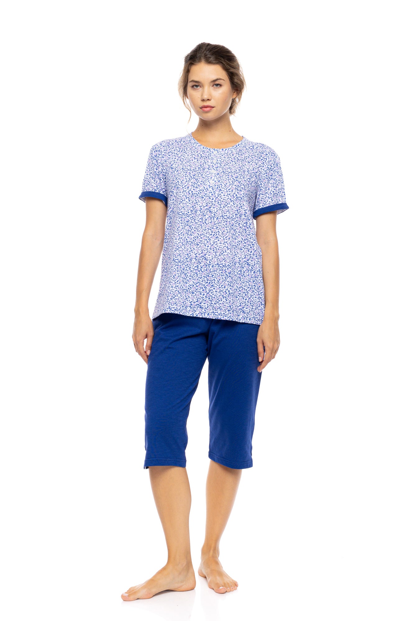 Pink Label - Pyjama Capri Summer Daisy