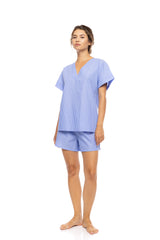 Pink Label - Pyjama Short Pants Duo Stripe