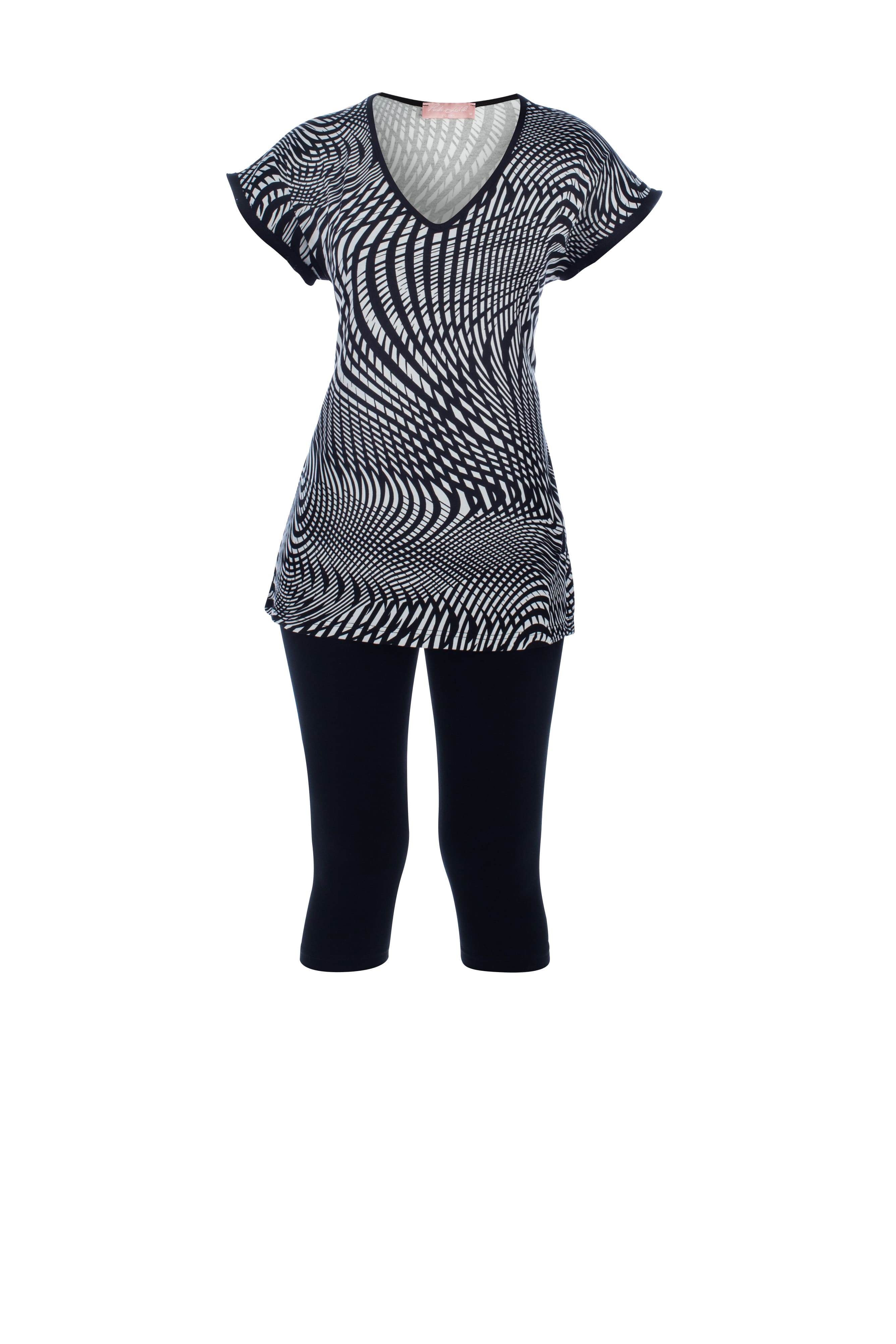 Pink Label - Pyjama Black Stripe