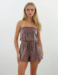 Pink Label - Beachwear Terry Floral Print
