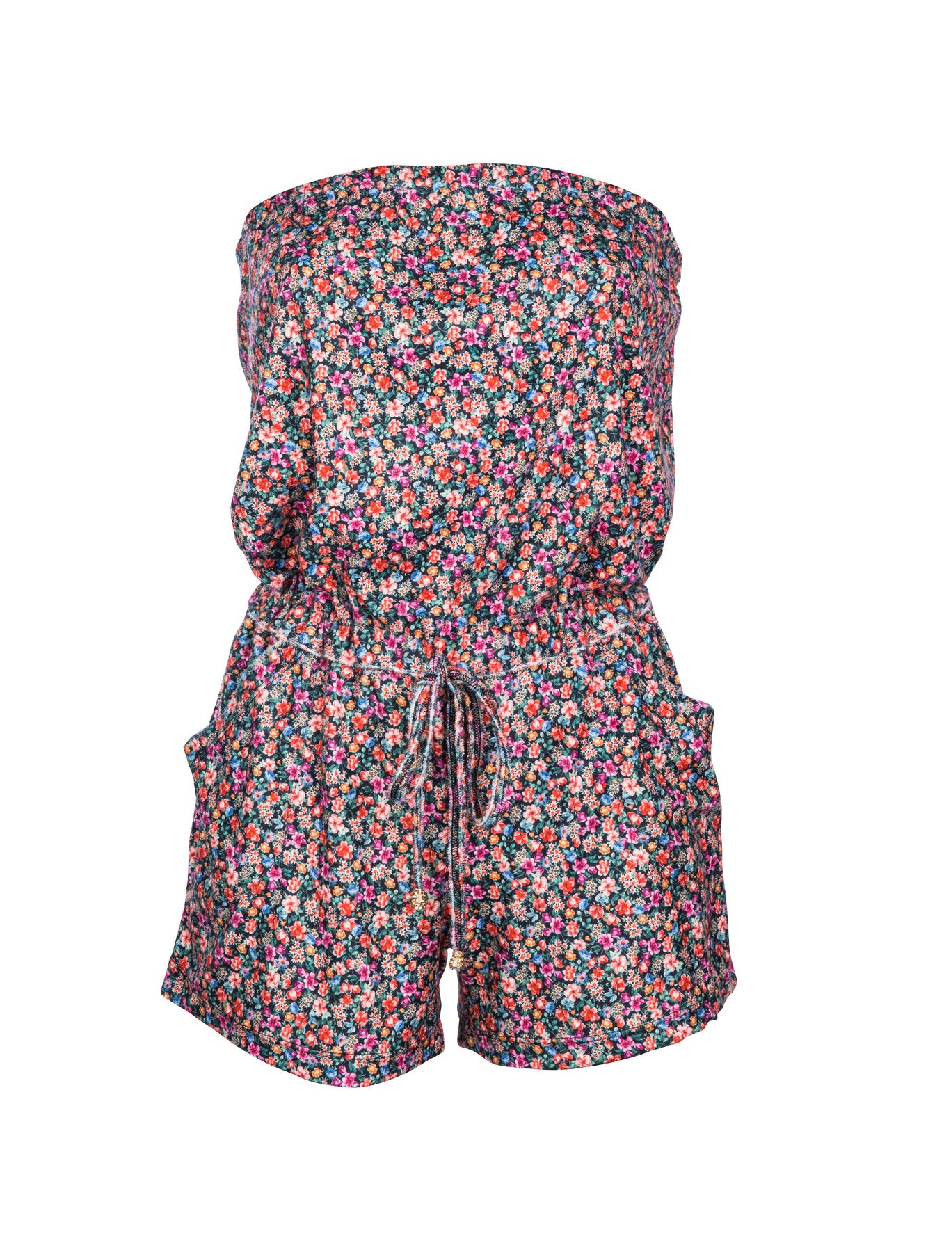 Pink Label - Beachwear Terry Floral Print