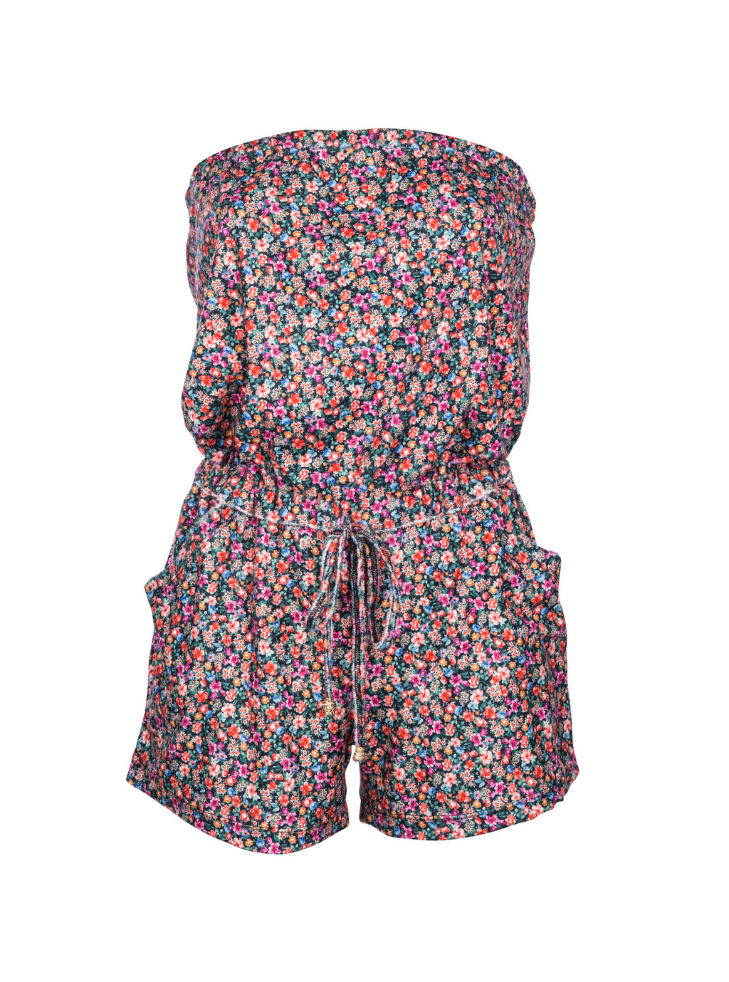 Pink Label - Beachwear Terry Floral Print