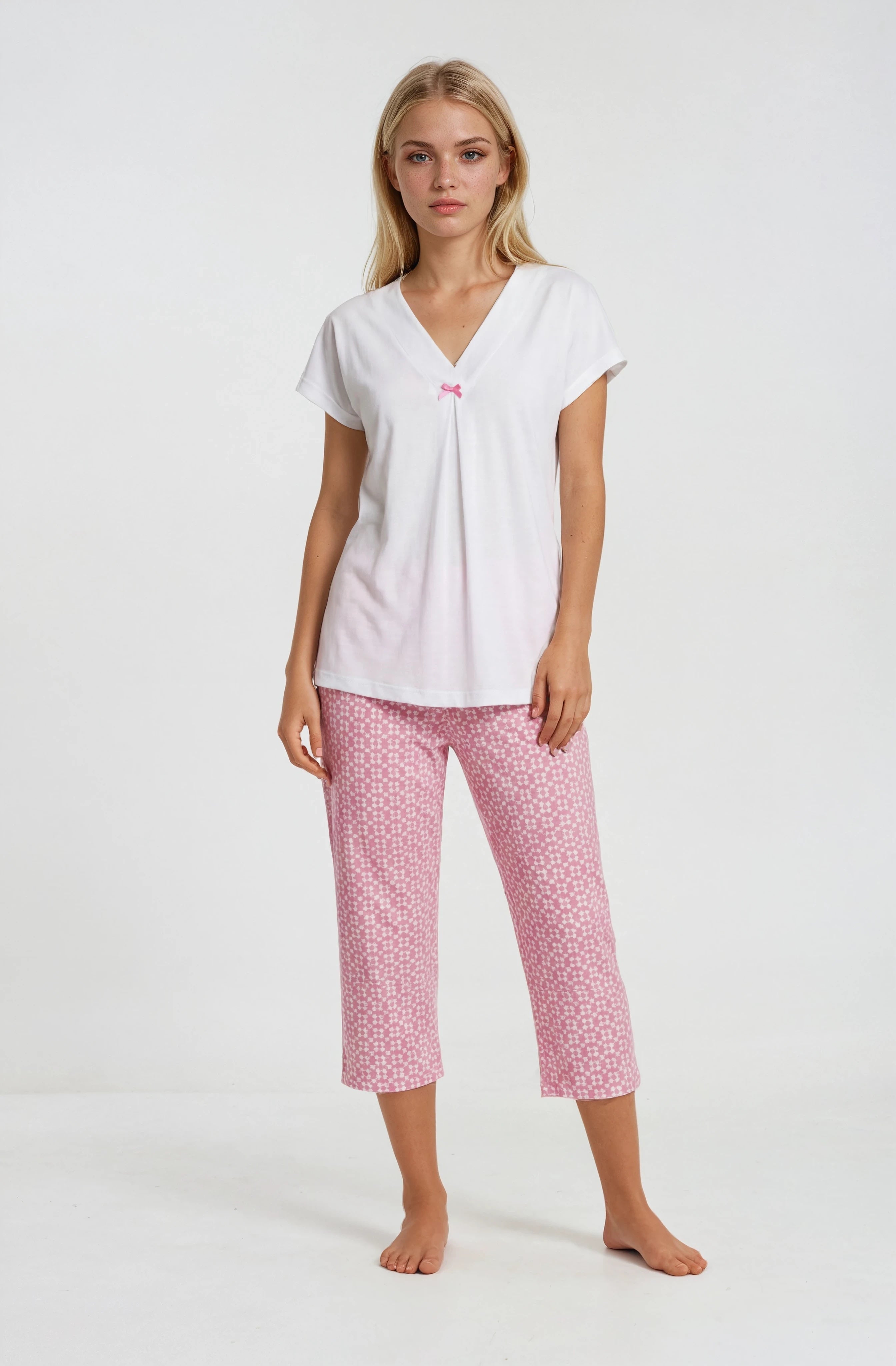 Pink Label - Pijama Butterfly Capri