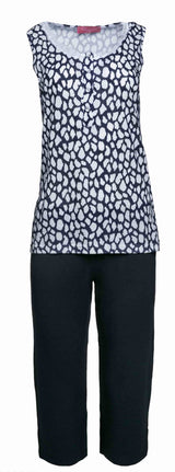 Pink Label - Pijama Capri Leopard
