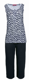Pink Label - Pijama Capri Leopard