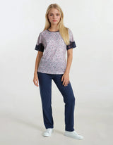 Pink Label - Pijama Long Pant Petite Flower
