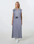 Pink Label - Beachdress Long Sea Stripe
