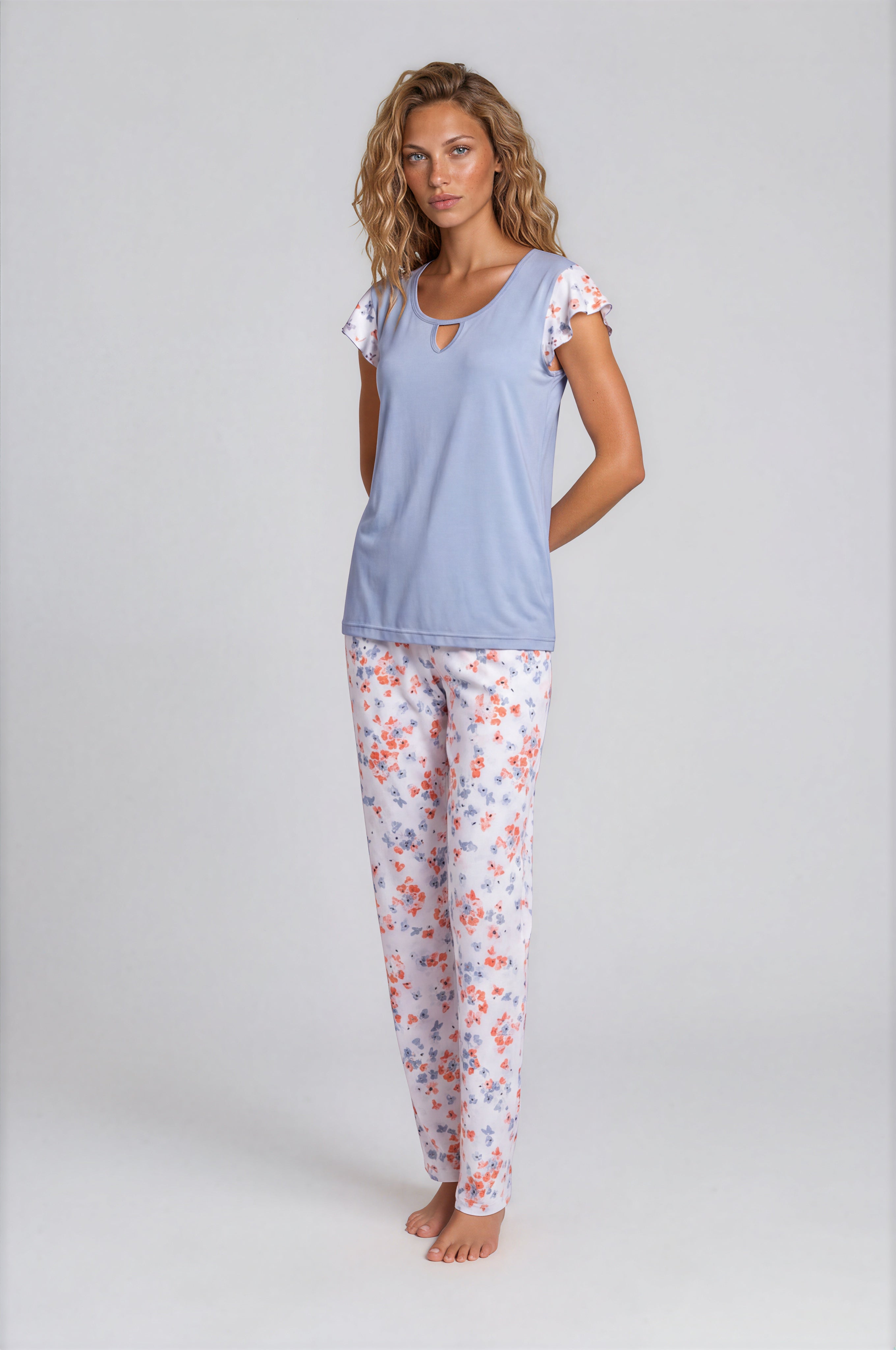 Pink Label - Pijama Blossom Long Pants