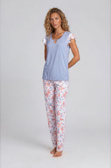 Pink Label - Pijama Blossom Long Pants