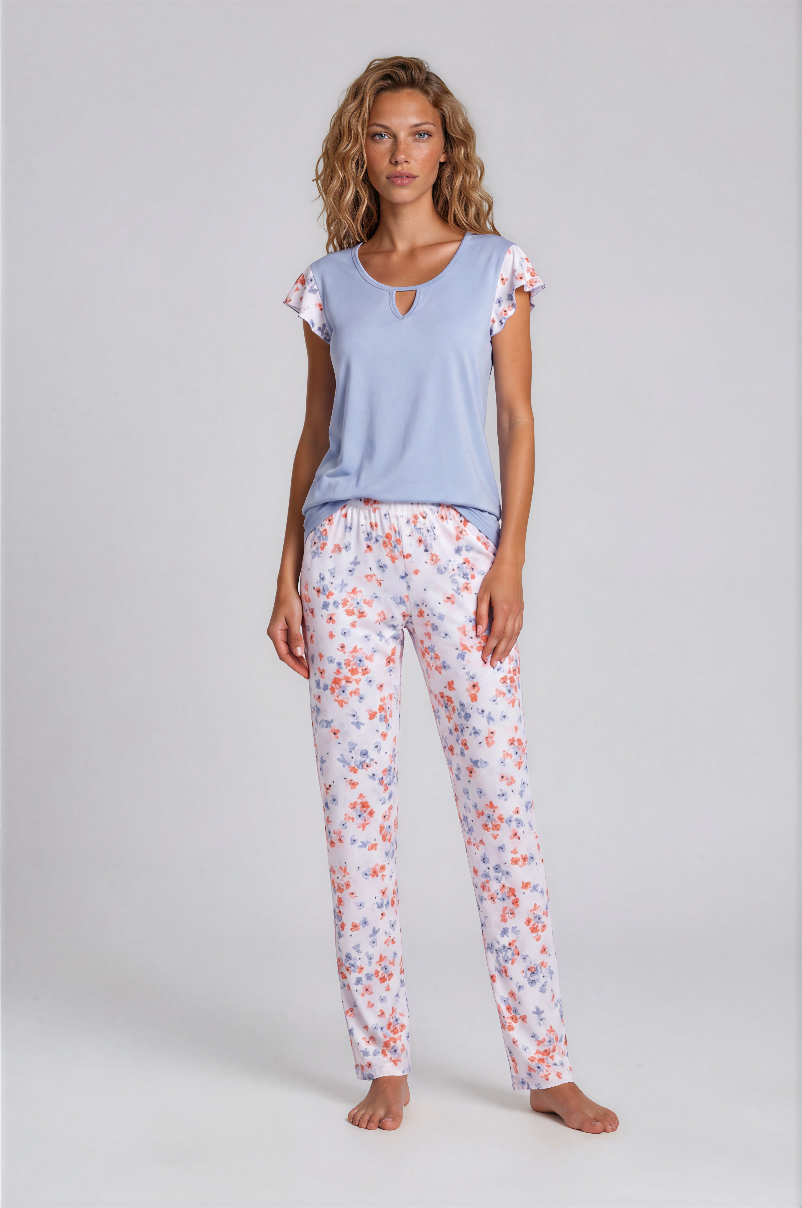 Pink Label - Pijama Blossom Long Pants