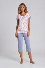 Pink Label - Pijama Blossom Capri