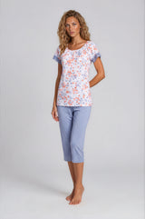 Pink Label - Pijama Blossom Capri