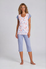 Pink Label - Pijama Blossom Capri