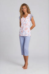 Pink Label - Pijama Blossom Capri