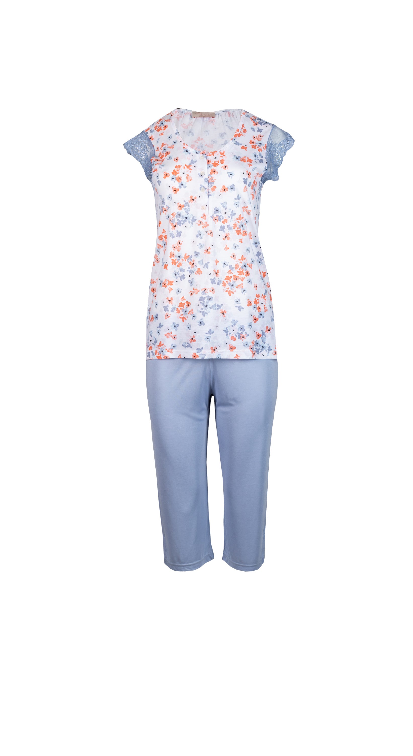 Pink Label - Pijama Blossom Capri