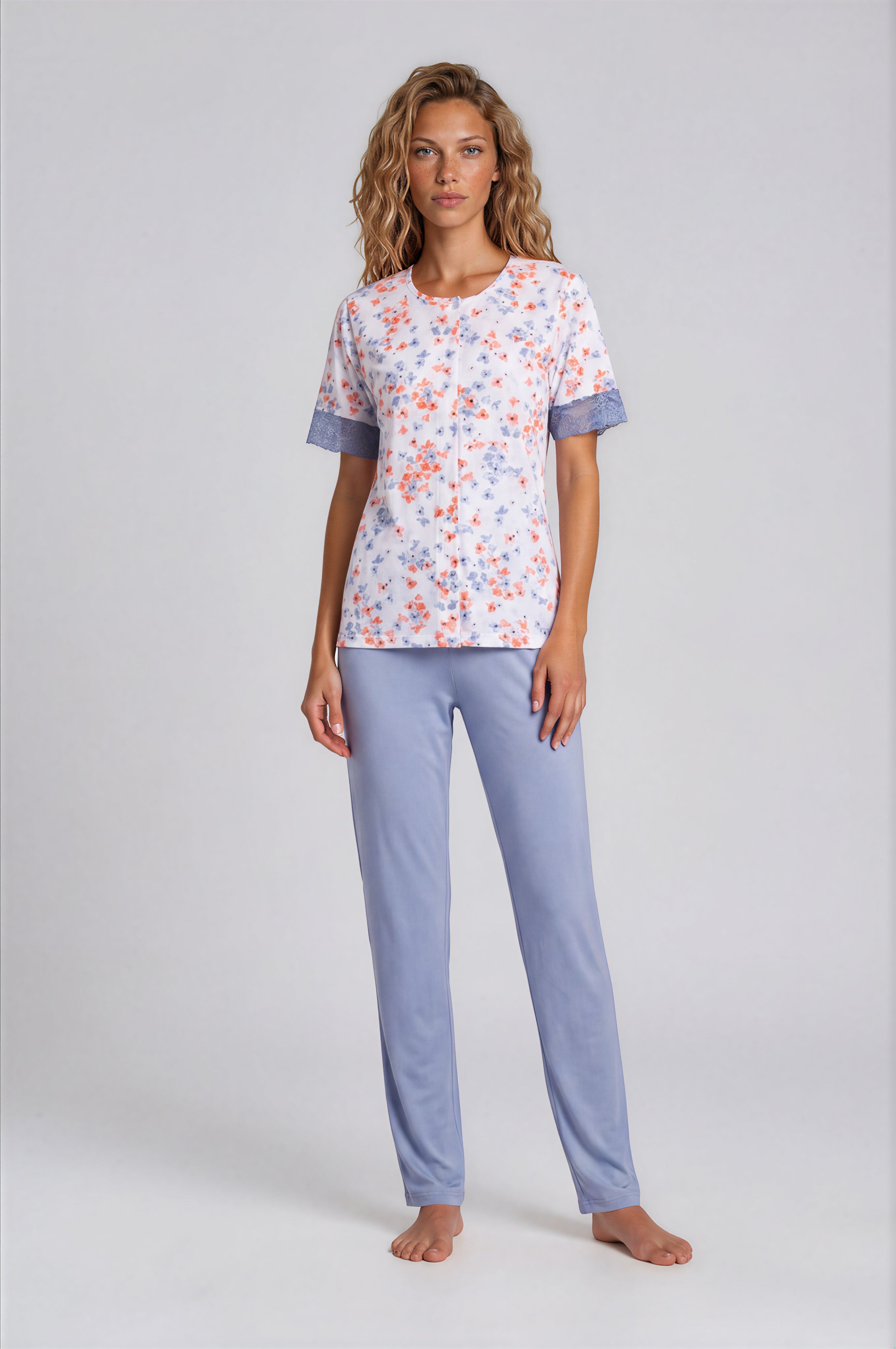 Pink Label - Pijama Blossom Long Pants