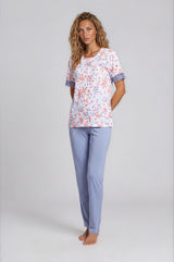 Pink Label - Pijama Blossom Long Pants