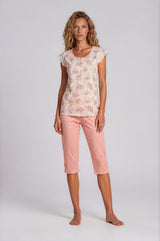 Pink Label - Pijama Abstract Flowers