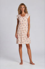 Pink Label - Nightgown Abstract Flowers