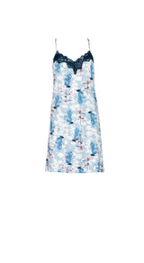 Pink Label - Nightgown Blue Flowers