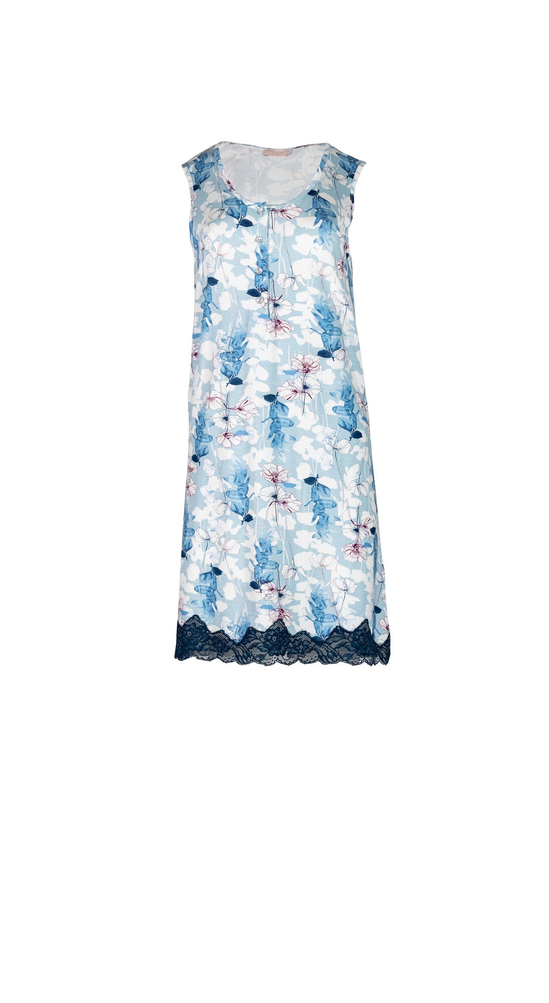 Pink Label - Nightgown Blue Flowers