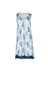 Pink Label - Nightgown Blue Flowers