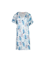 Pink Label - Nightgown Blue Flowers