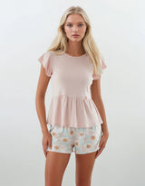 Pink Label - Pijama Blossom Stripe