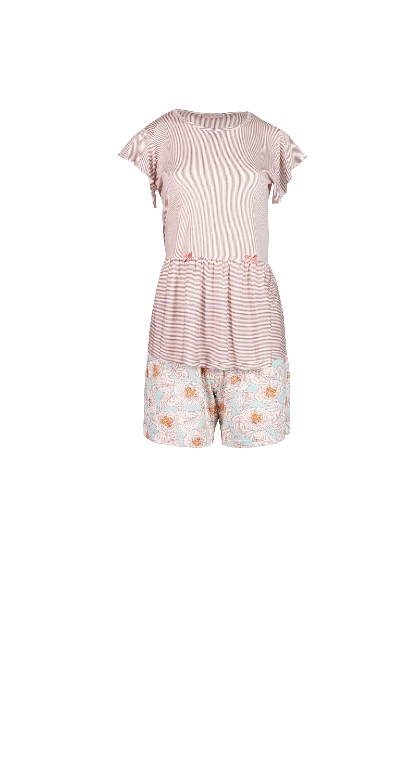 Pink Label - Pijama Blossom Stripe