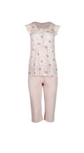 Pink Label - Pijama Blossom Stripe Capri
