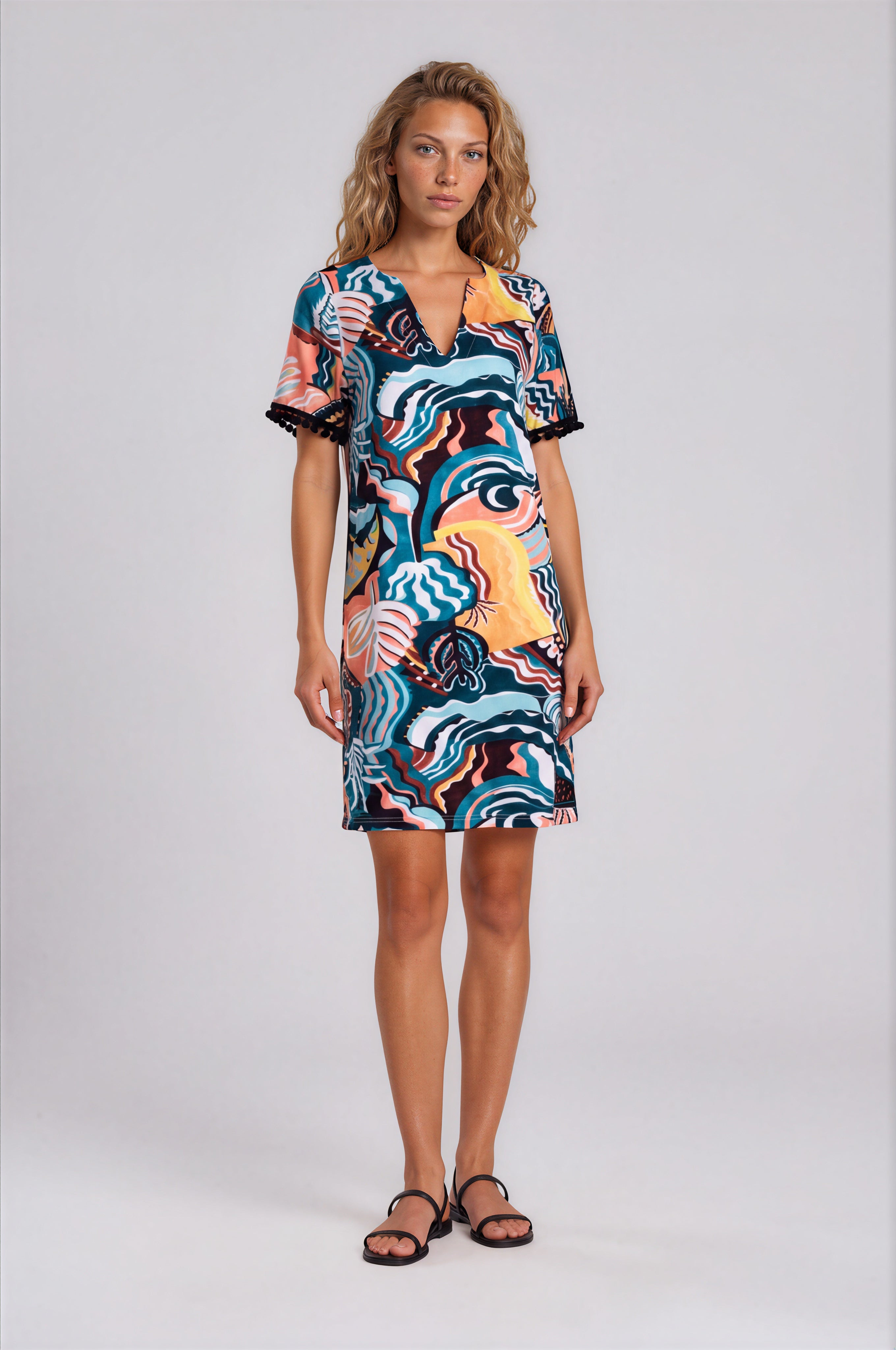 Pink Label - Beachwear Abstract Color