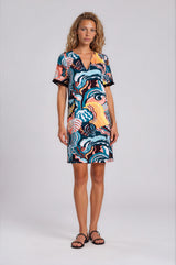 Pink Label - Beachwear Abstract Color