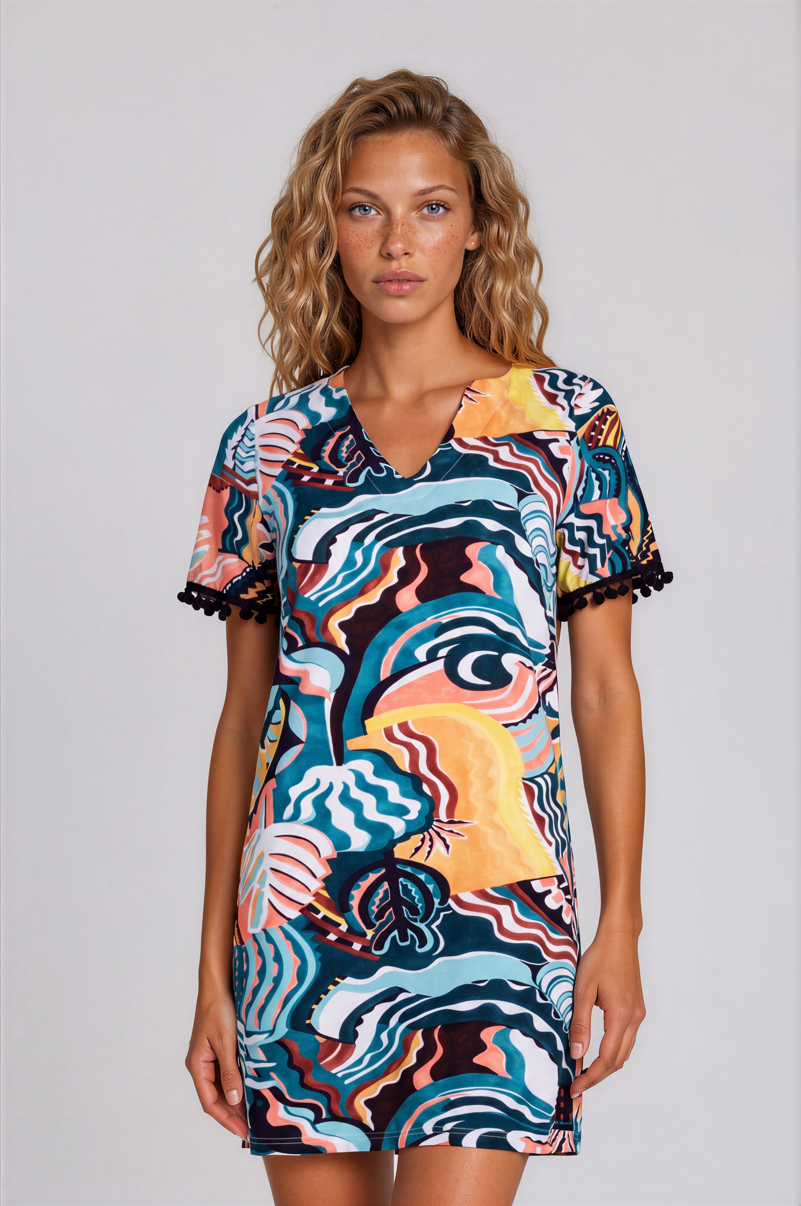 Pink Label - Beachwear Abstract Color