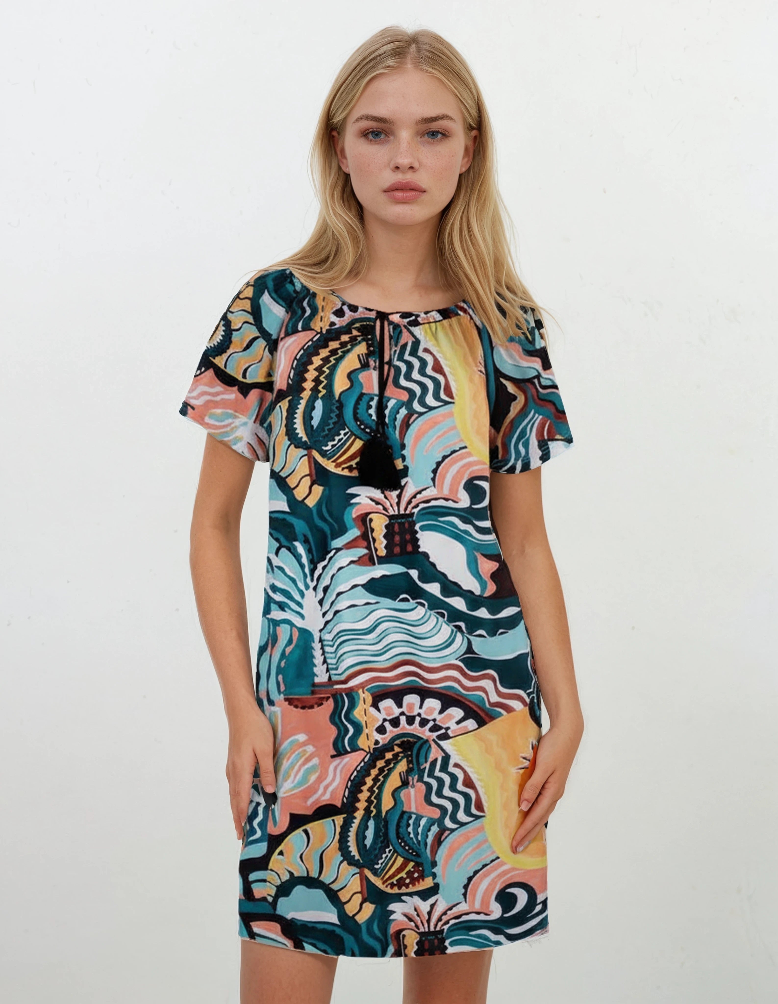 Pink Label - Beachwear Abstract Color
