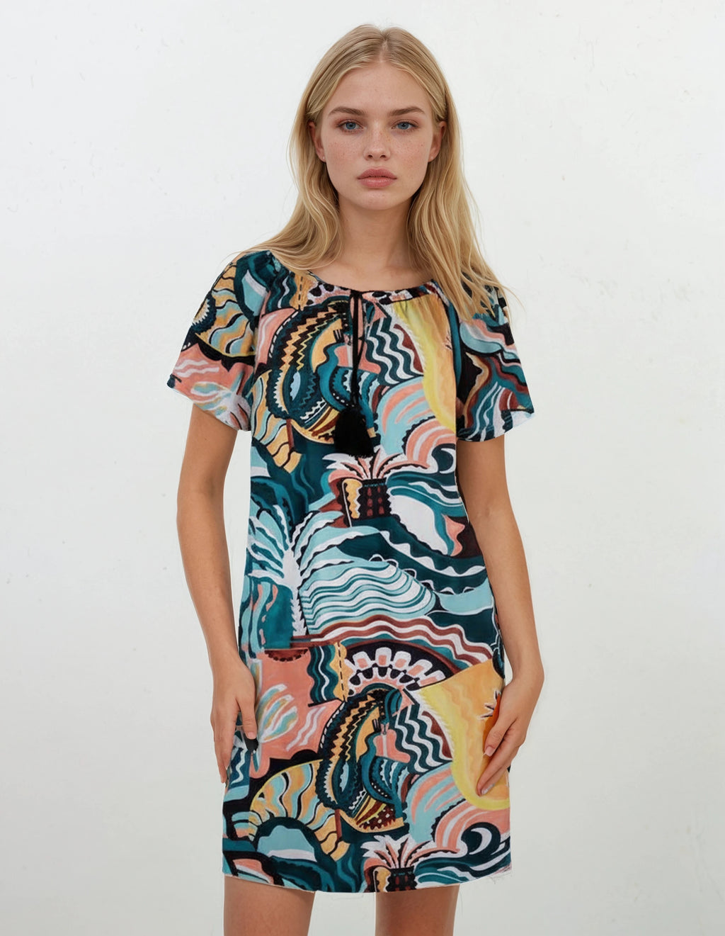 Pink Label - Beachwear Abstract Color