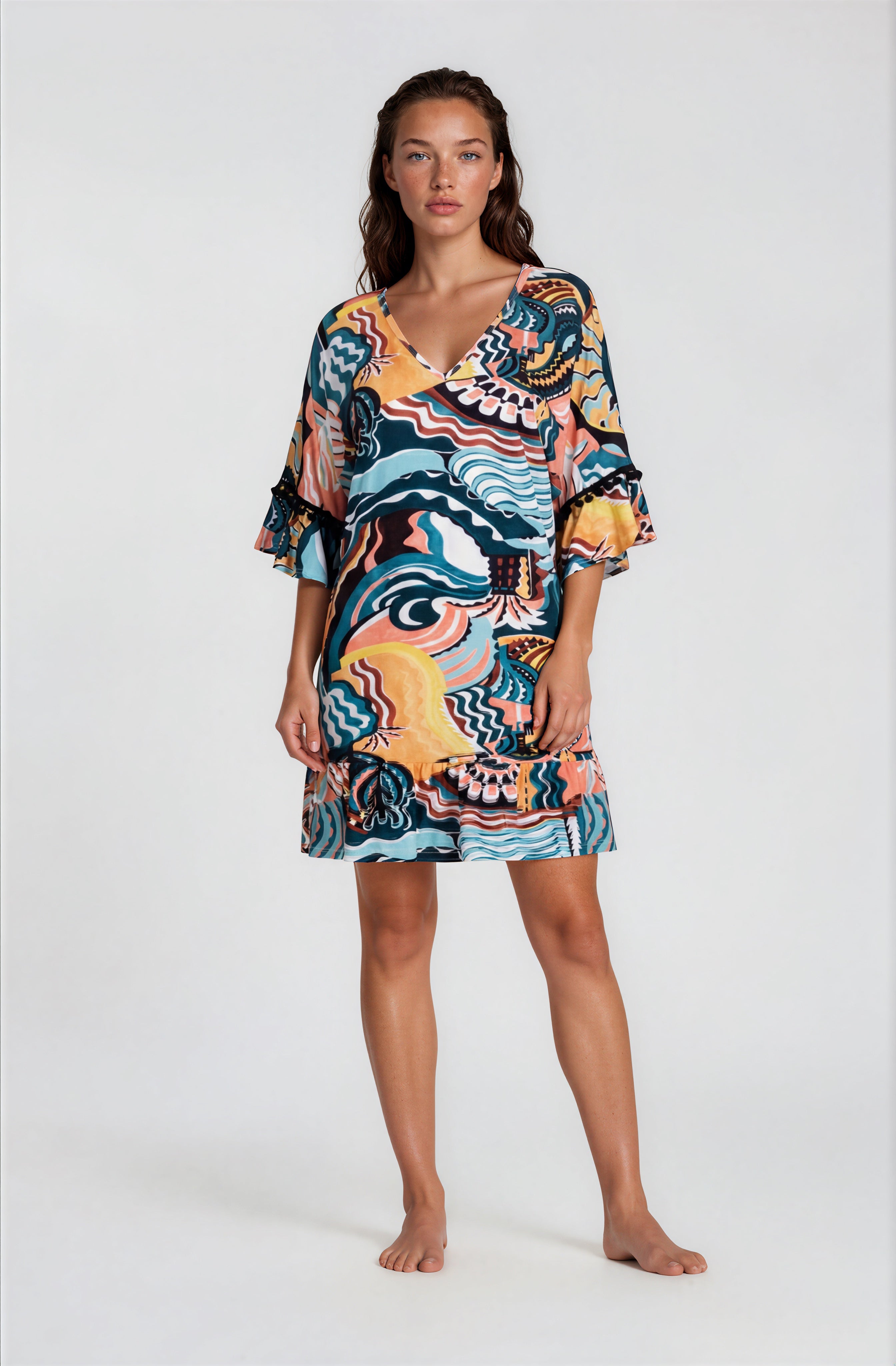 Pink Label - Beachwear Abstract Color