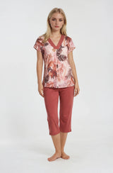 Pink Label - Pyjama Palm Leaf