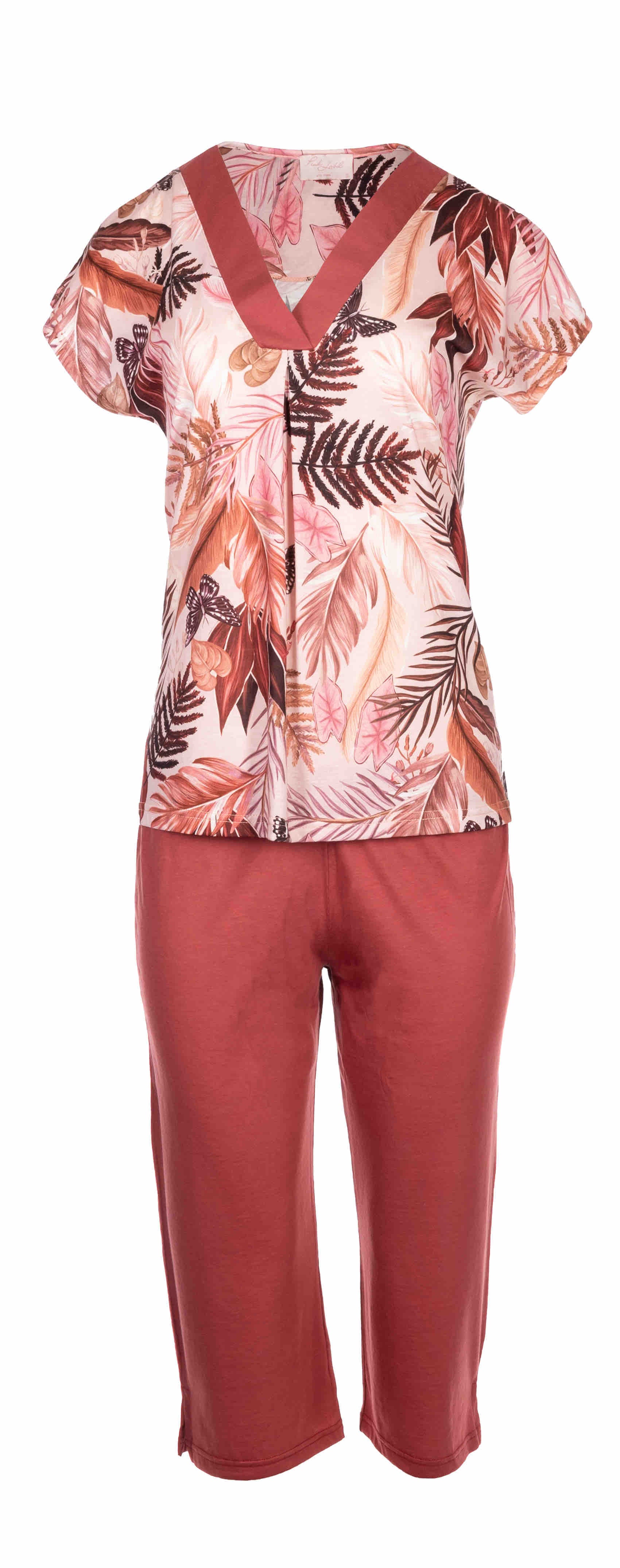 Pink Label - Pyjama Palm Leaf