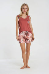 Pink Label - Pyjama Palm Leaf