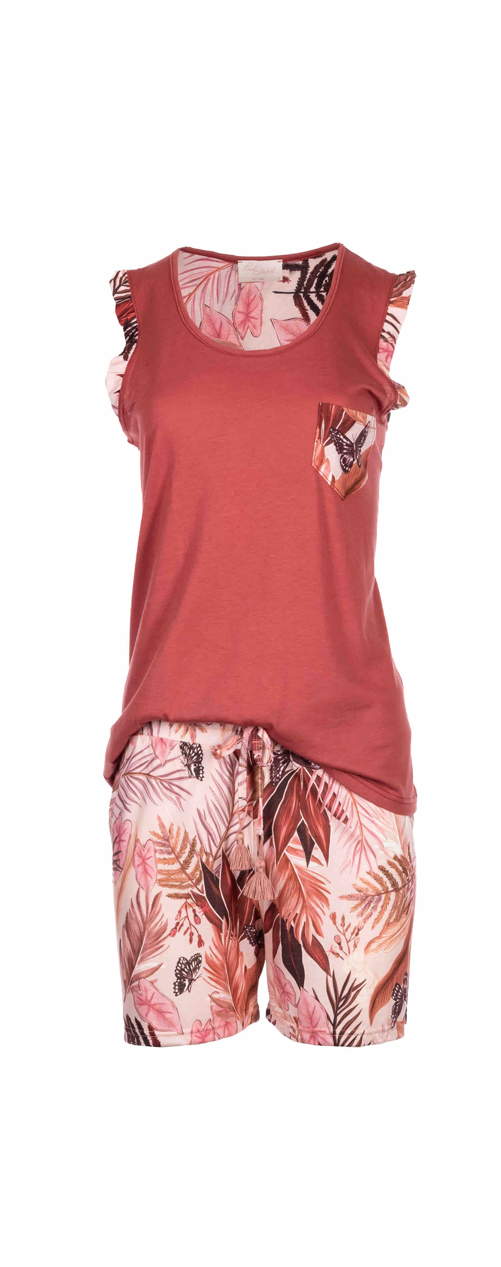 Pink Label - Pyjama Palm Leaf