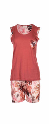 Pink Label - Pyjama Palm Leaf