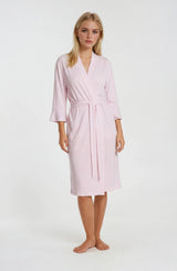 Pink Label - Robe Soft Pink Stripe