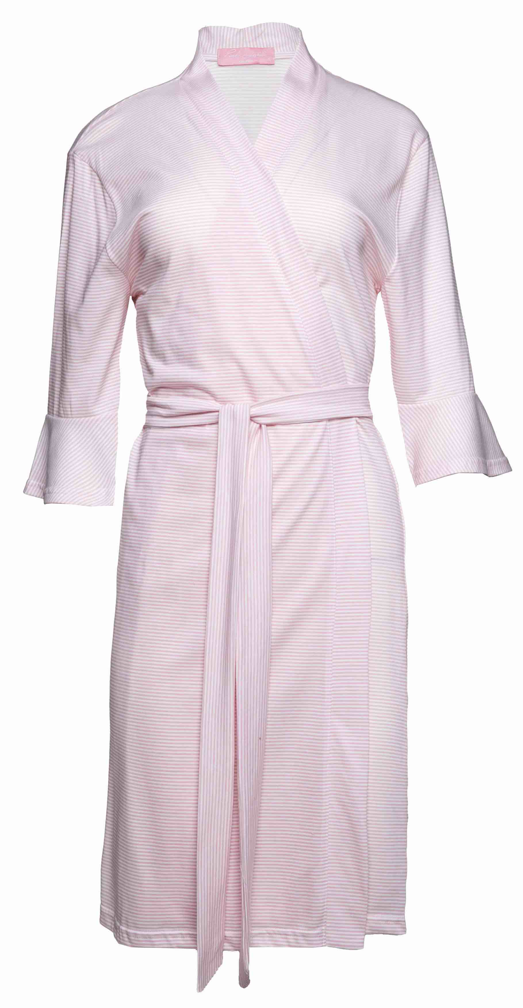Pink Label - Robe Soft Pink Stripe