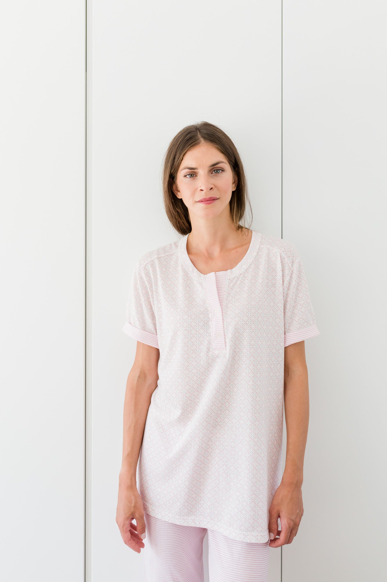 Pink Label - Pyjama Pink Geo