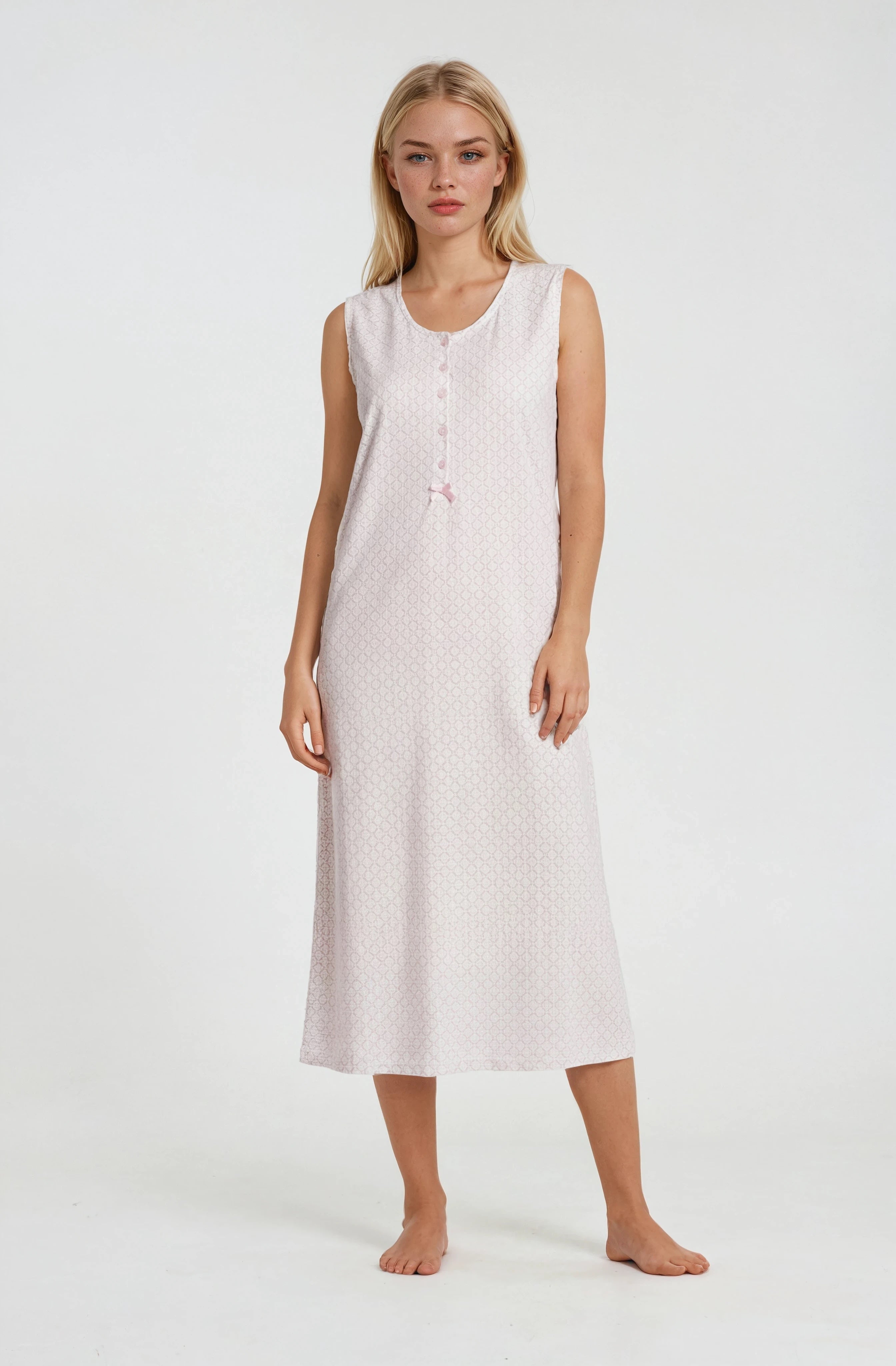 Pink Label - Nightgown Classic Pink Geo